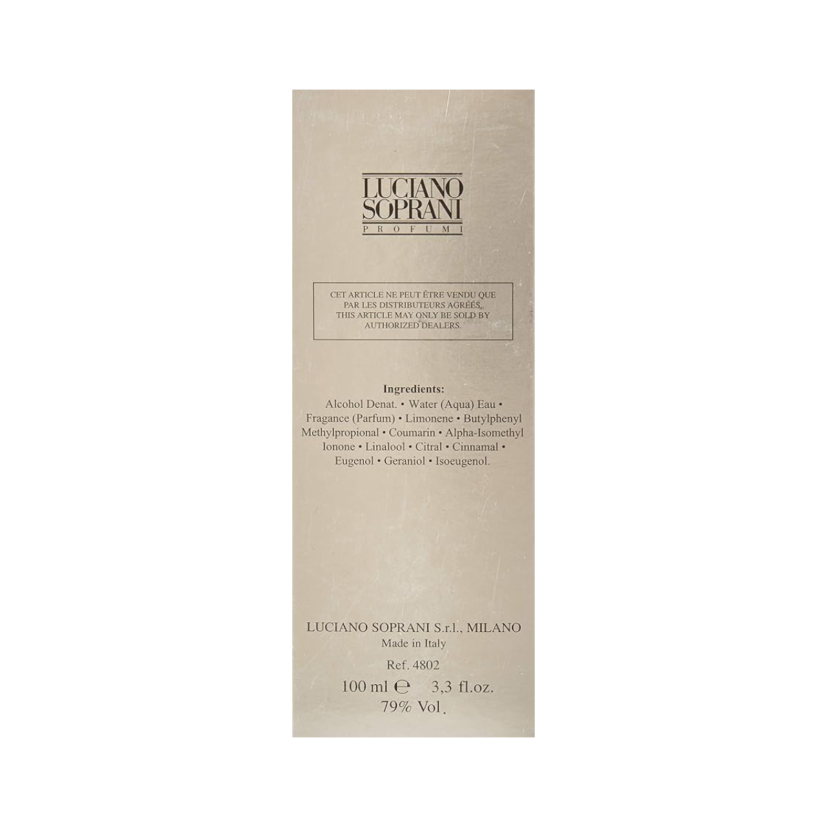 Luciano Soprani D Homme EDT100 ML - Image 3