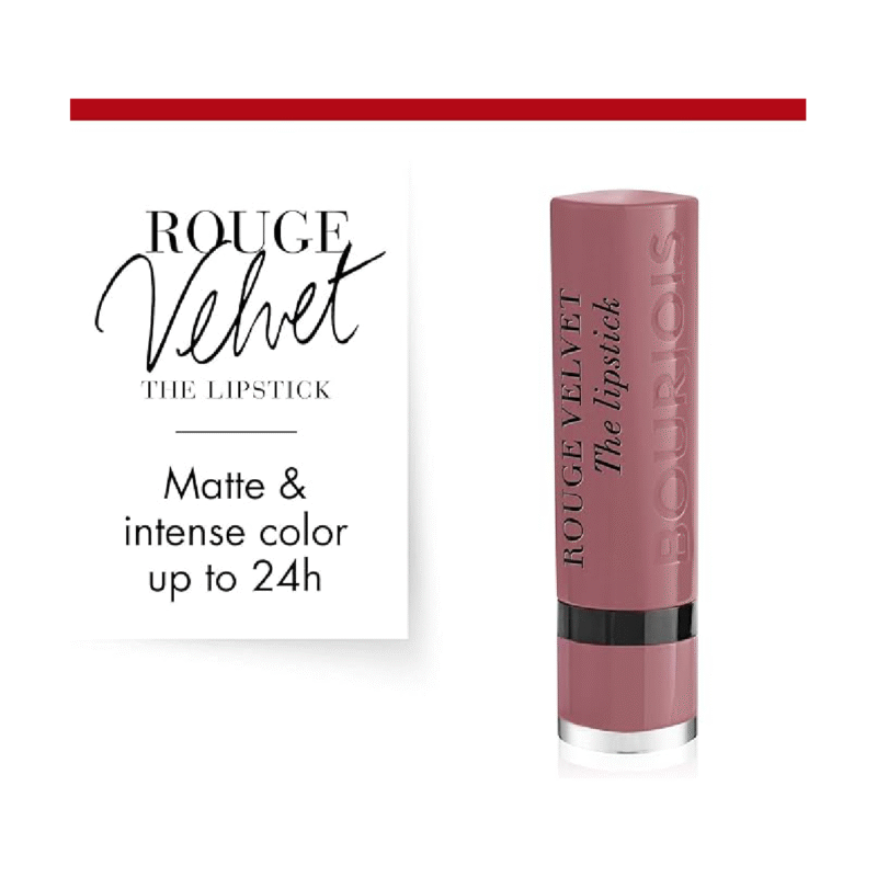 Bourjois Rouge Velvet The Lipstick 2.4g -18 Mauve Martre - Image 3