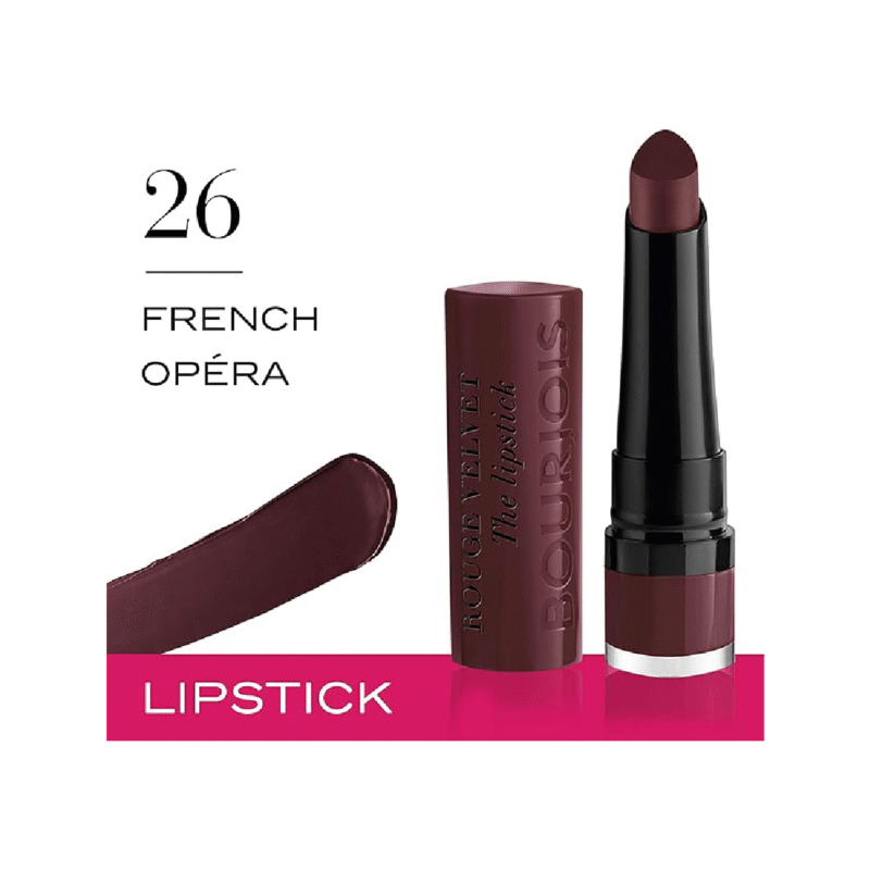Bourjois rouge velvet the lipstick - 26 french opra, 2.4 gm - Image 2