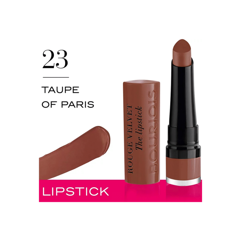 Bourjois Rouge Velvet The Lipstick – 23 Taupe Of Paris - Image 2