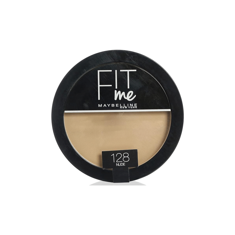 Maybelline New York Fit Me Matte and Poreless Powder, Nude 128 - 14g