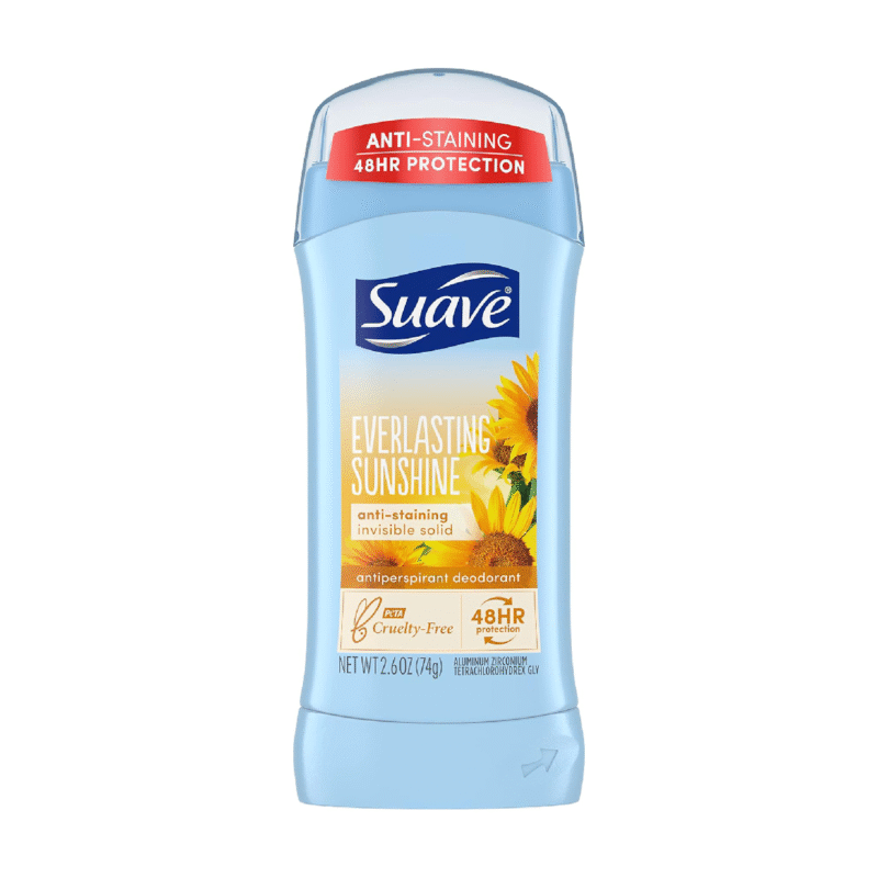 Suave Deodorant Antiperspirant Stick Everlasting Sunshine For Women