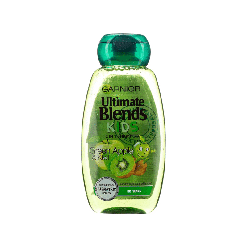 Garnier Ultimate Blends Kids Shampoo with Green Apple & Kiwi 250 ml