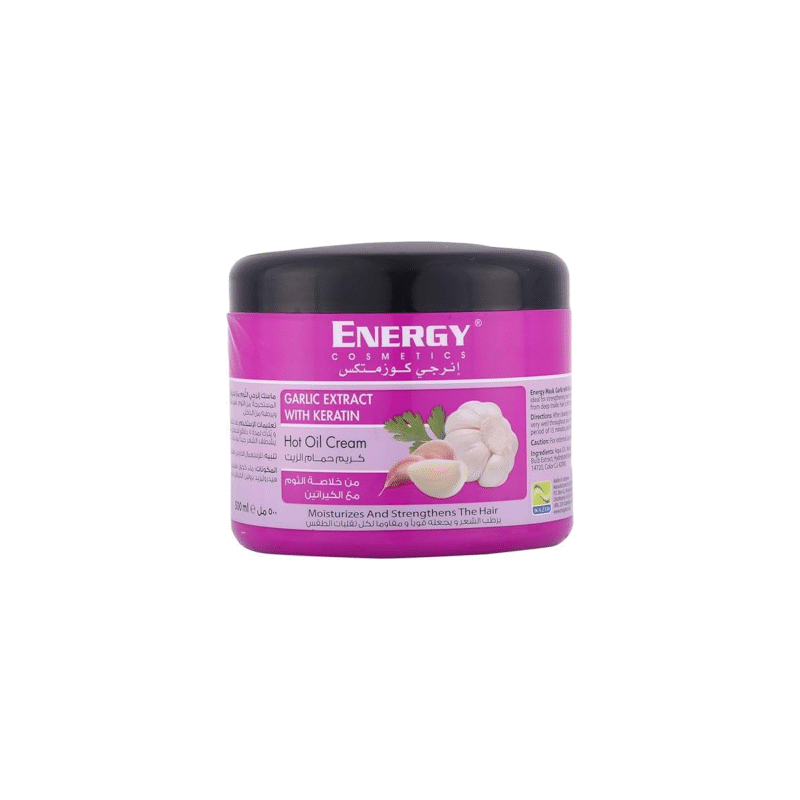 Energy Cosmetics Hair Mask with Garlic extracts 500 ml