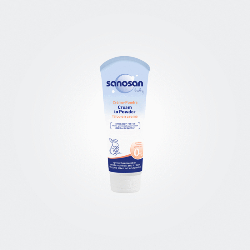 Sanosan Baby Cream, Cream To Powder 100 ml