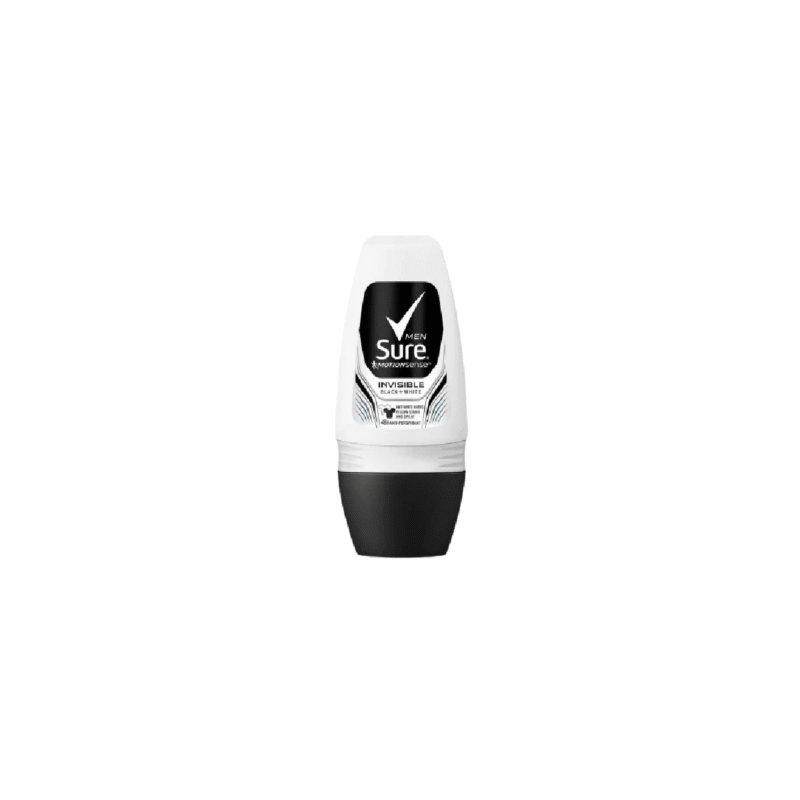 Sure Invisible Black + White Roll On 50 ml