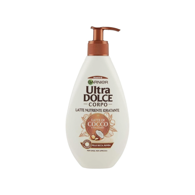 Garnier Ultra dolce Body Nourishing Moisturizing Milk with coconut Milk and Macadamia 250 ml