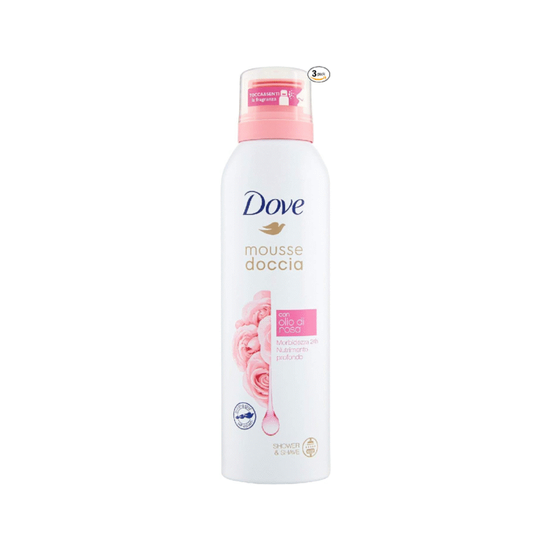 Dove Mousse Shower Rose Oil 200 ml