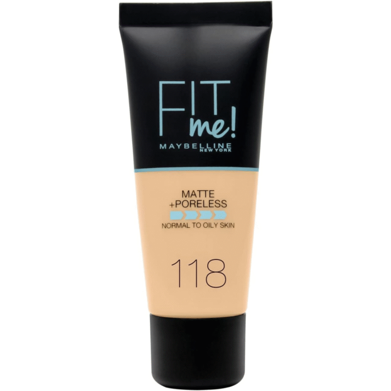 Maybelline Fit Me Foundation Tube (118) Nude