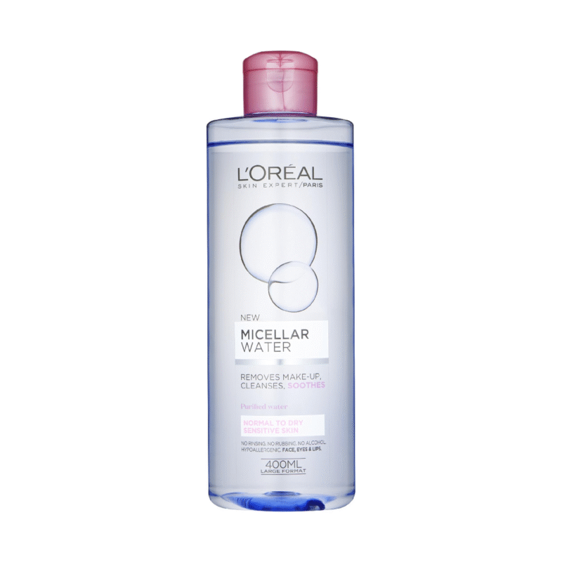 L'Oreal Paris Micellar Water Makeup Remover for Normal to Dry Skin 400 ml