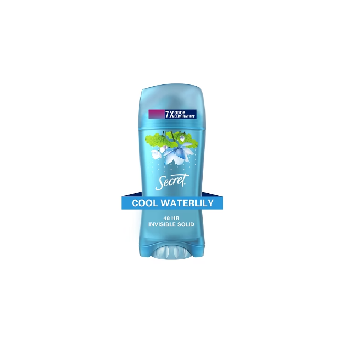 Secret Invisible Solid Antiperspirant & Deodorant - Waterlily Scent 73 g