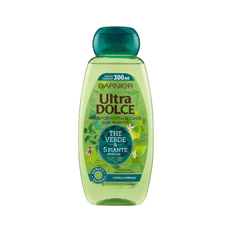Garnier Ultra Dolce Green Tea & 5 Plants Shampoo 300 ml