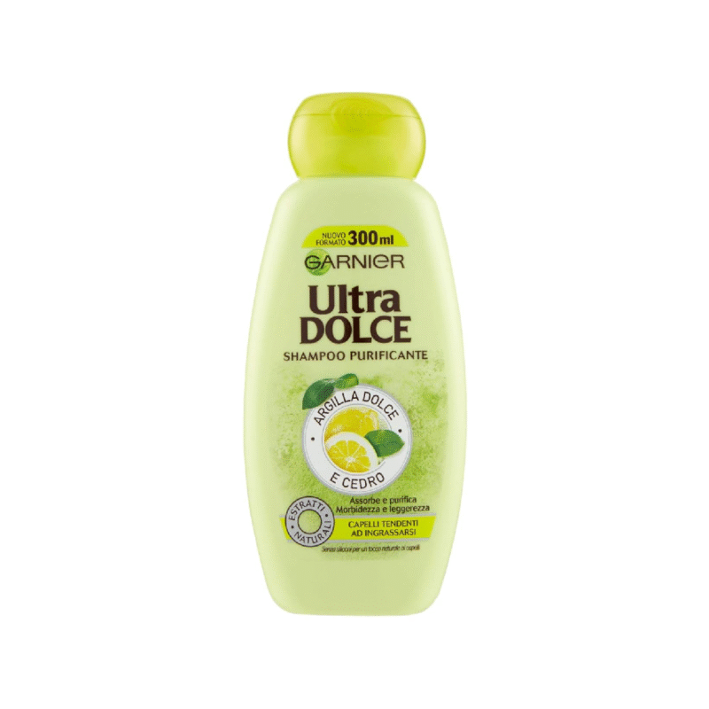Garnier Ultra Dolce Shampoo purificante Argilla Dolce e Cedro 300 ml