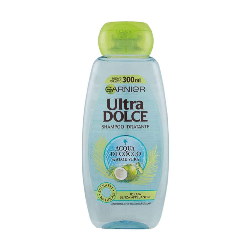 Garnier Ultra Dolce Acqua di Cocco e Aloe Vera Shampoo idratante - 300 ml