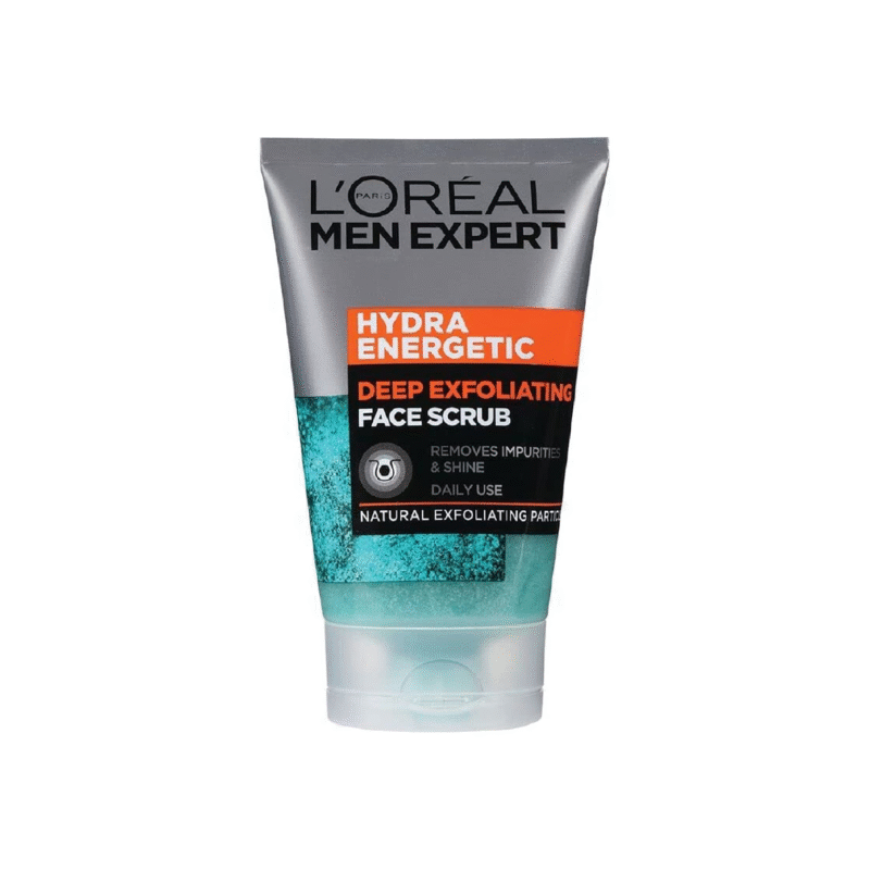 L'Oreal Paris Men Expert - Exfoliante facial Hydra Energetic Deep Exfoliating Face Wash 100 ml
