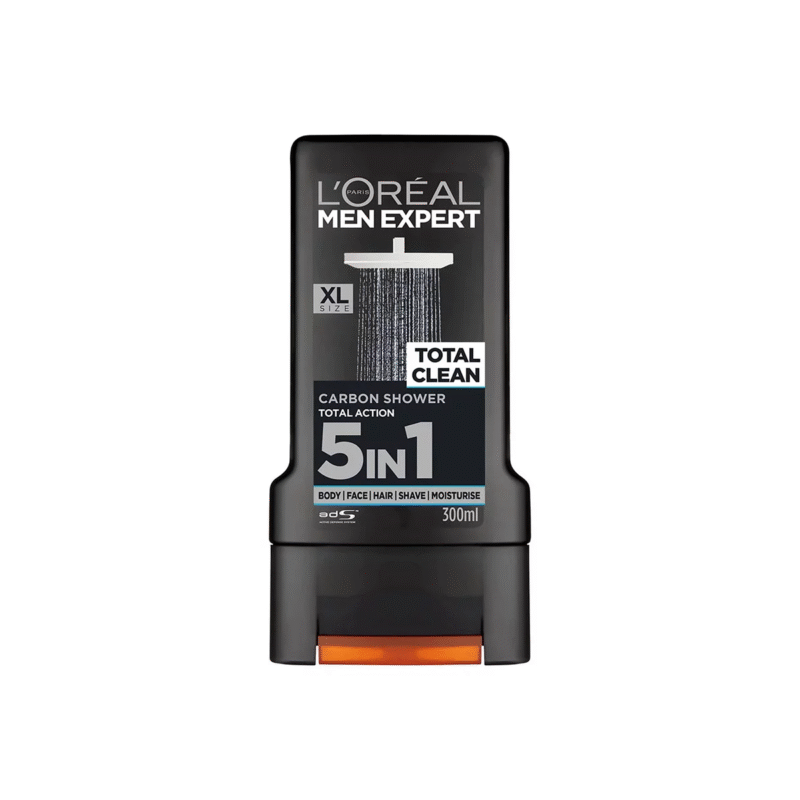 L'Oreal Men Expert Total Clean Shower Gel 5 in1 ,300ml