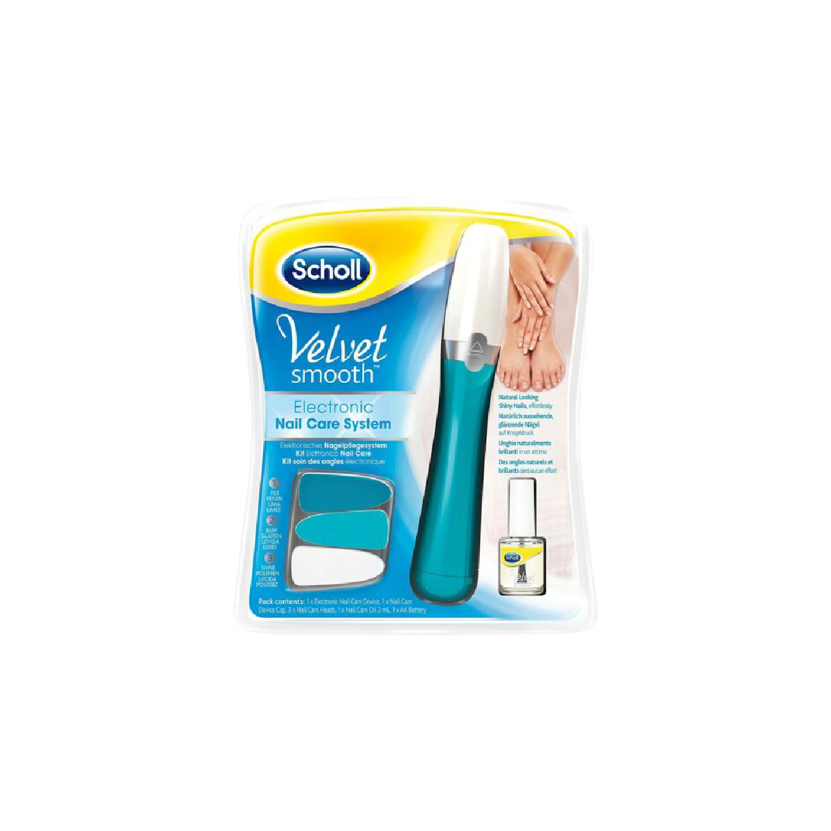 Scholl Velvet Smooth Electronic Nail Care System