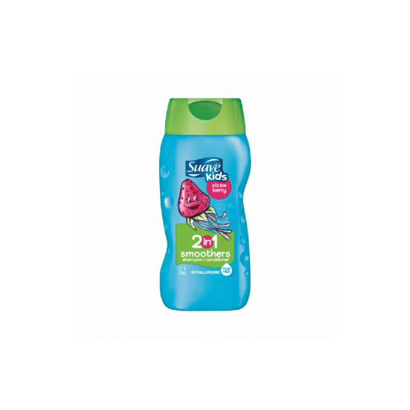 Suave Kids 2 in 1 Smoothers Strawberry Normal Hair Shampoo+Conditioner , 355 ml