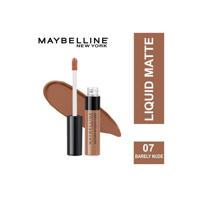 Maybelline Sensational Liquid Matte Lipstick 07 Barely Nude