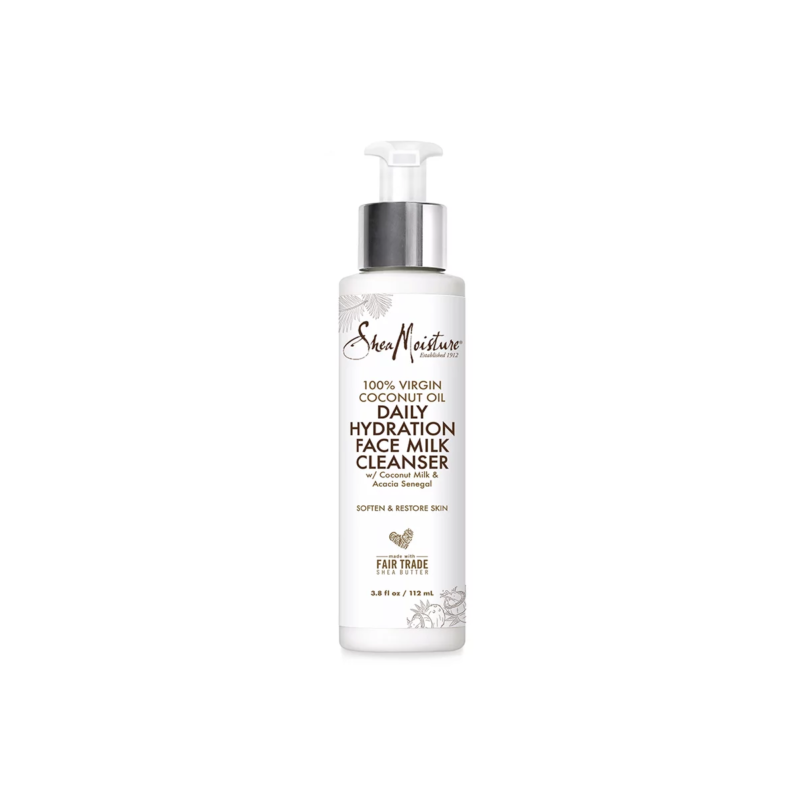 Shea Moisture 100% Virgin Coconut Oil Daily Moisturizing Facial Milk Cleanser 118ml