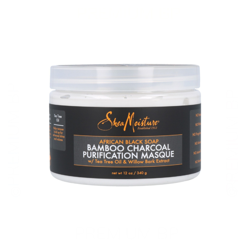 Shea Moisture African Black Soap & Bamboo Charcoal Purifying Mask 340ml