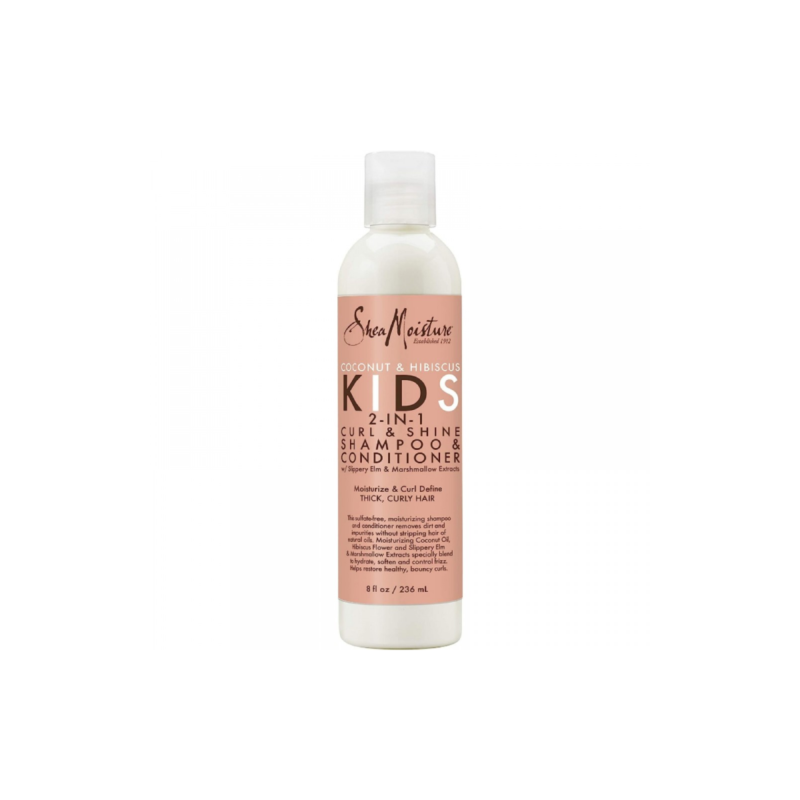 Shea Moisture Kids Shampoo 2-In-1 Coconut & Hibiscus 236ml