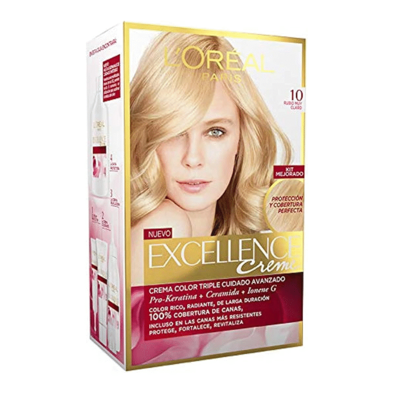 L'Oreal Paris Excellence Creme - 10: Rubio Muy Claro