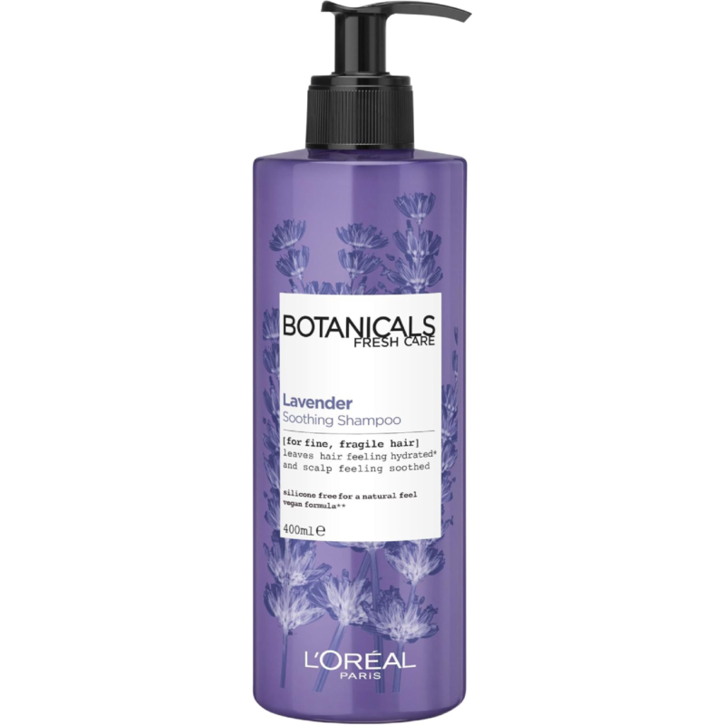 L’Oréal Paris botanicals lavender sensitive hair & scalp therapy vegan shampoo 400ml