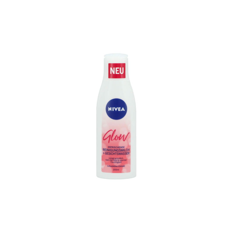 Nivea Glow Refreshing Cleansing Milk & Toner 200 ml