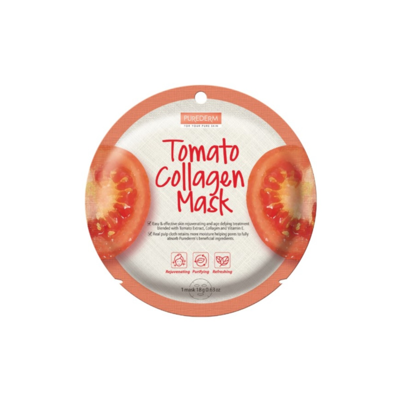PUREDERM Tomato Collagen Sheet Mask