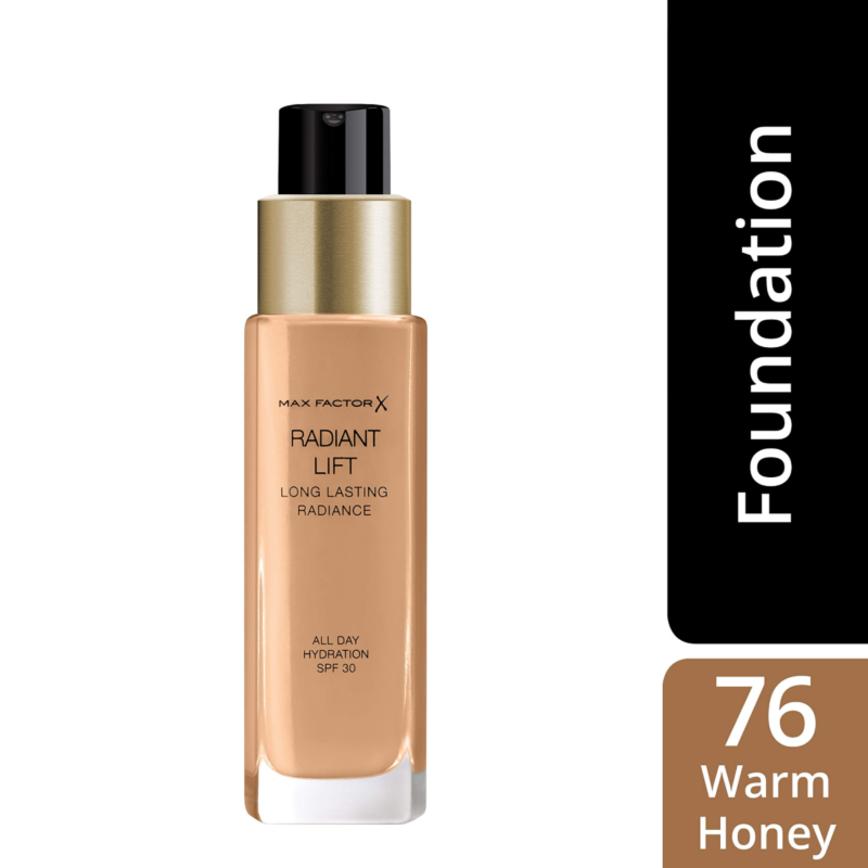 Max Factor Radiant Lift Foundation – 076 – Warm Honey, 30ml