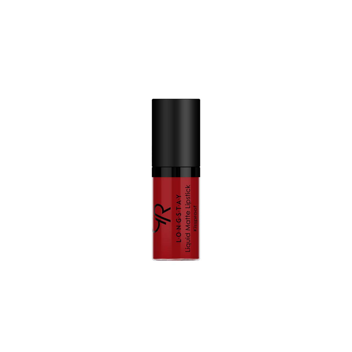 Golden Rose Longstay Liquid Matte Mini Lipstick No 18 Dark Red Color