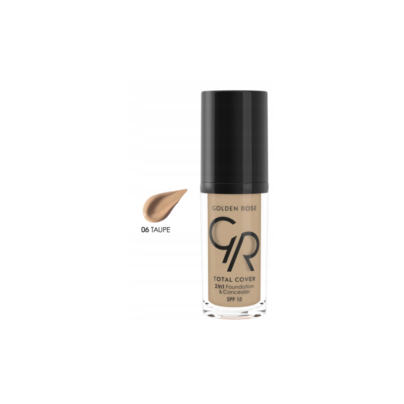 Golden Rose Total Cover 2 In 1 Foundation & Concealer No 06
