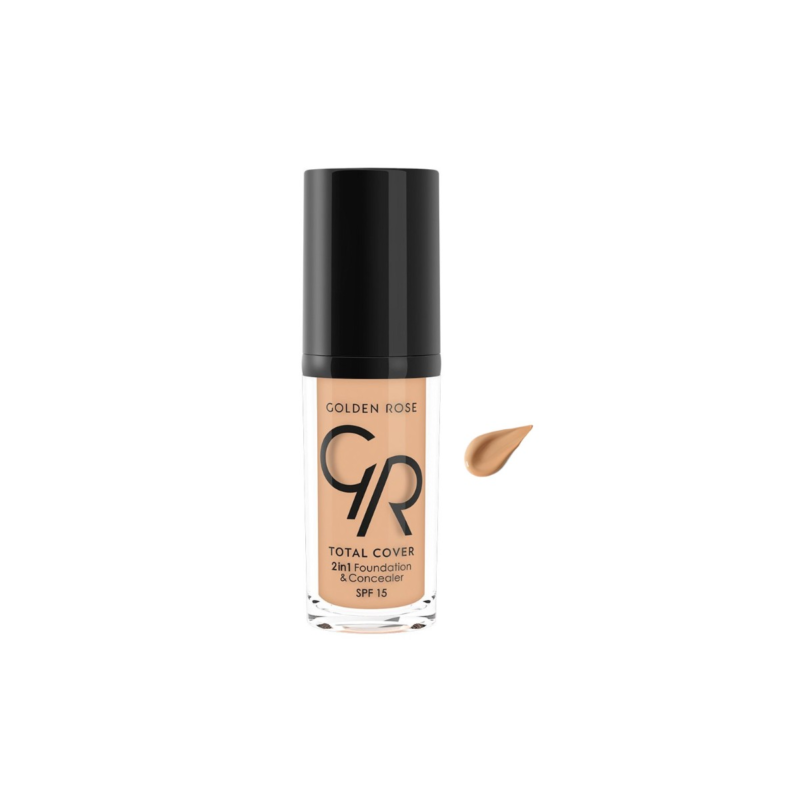 Golden Rose Total Cover 2 In 1 Foundation & Concealer No 12