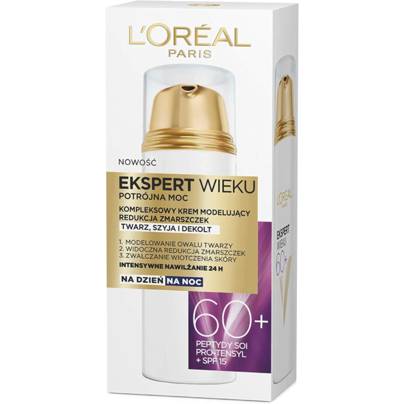 L'Oréal WRINKLE EXPERT AGE 60+ RETINOL SPF15 50ML