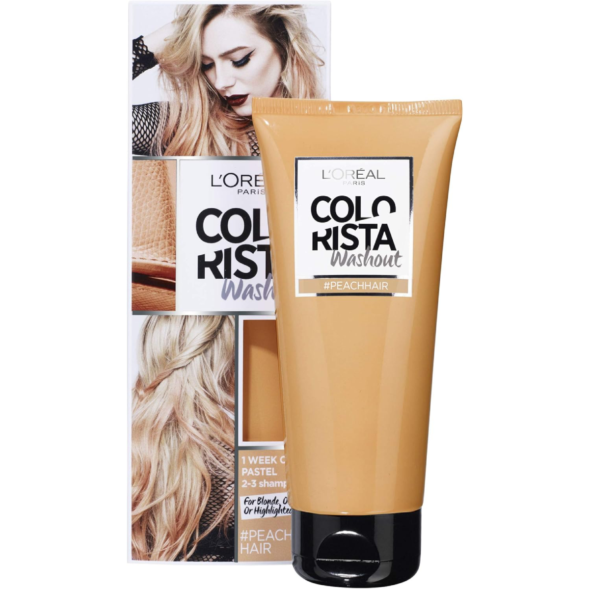 L'oreal Colorista Washout Peach Hair Dye, 80ml