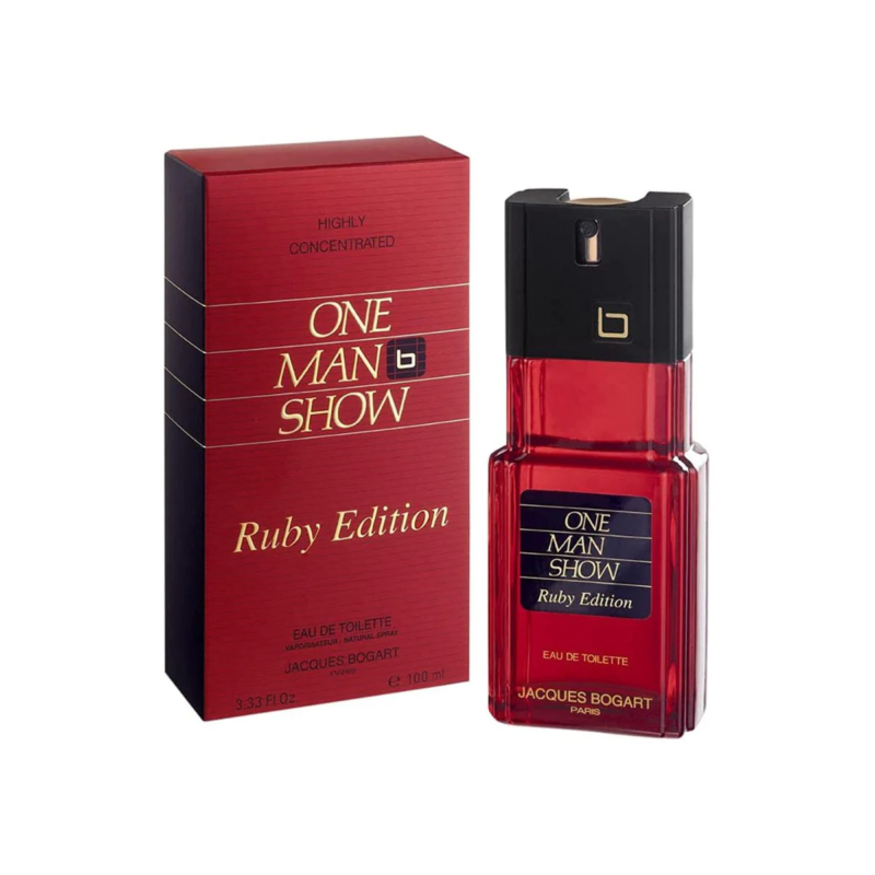 Jacques Bogart  One Man Show by for Men - 3.33 oz EDT Spray (Ruby Edition)