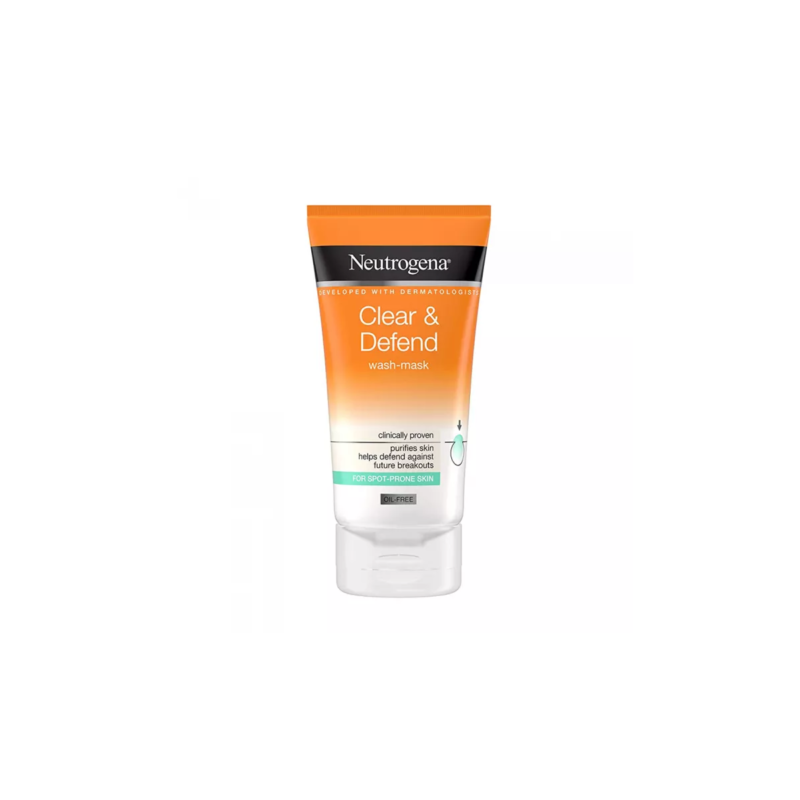 Neutrogena Clear & Defend Wash Mask 150 Ml