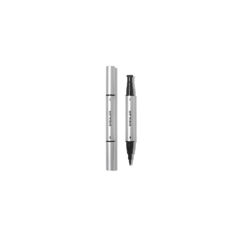 SHEGLAM Wing It Waterproof Liner Duo Eyeliner Pencil Black 1ml Black