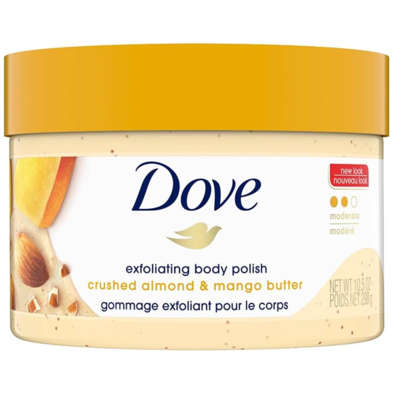 Dove Crushed Almond & Mango Butter Exfoliating Body Polish Scrub