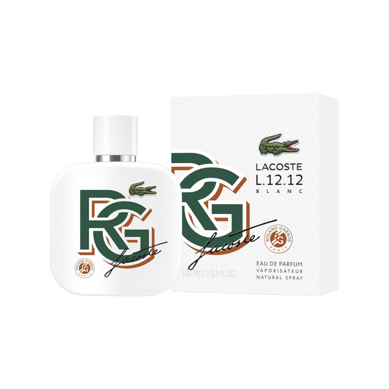 Lacoste Men's Blanc Roland Garros EDP Spray 3.38 oz