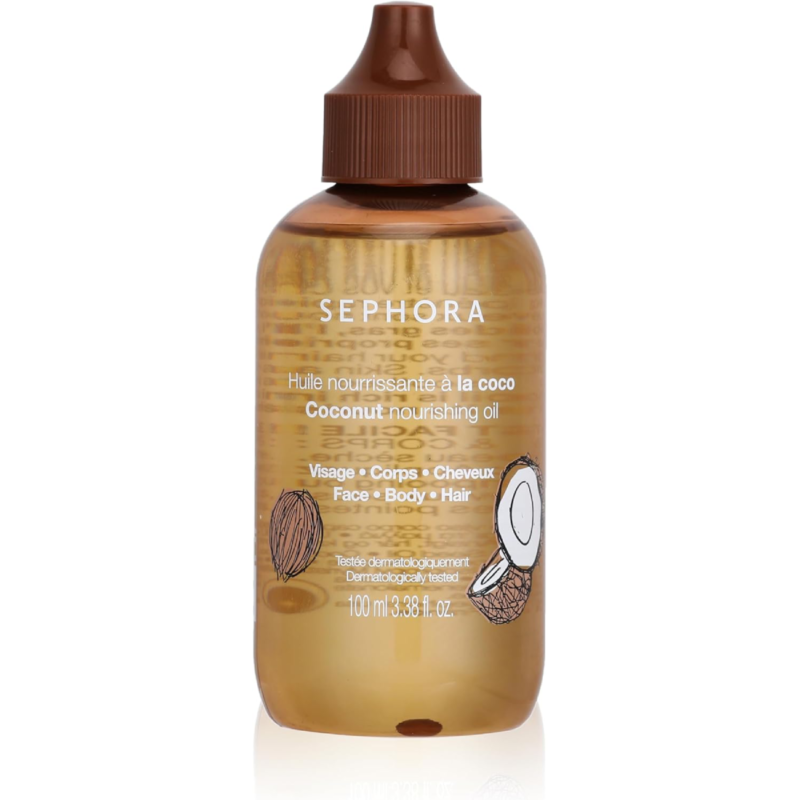 Sephora Coconut Nourishing Oil Face - Body - Hair Oil 100ML