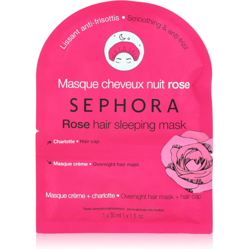 Sephora Rose Extract Hair Sleeping Mask Smoothing & Anti-Frizz 30ML