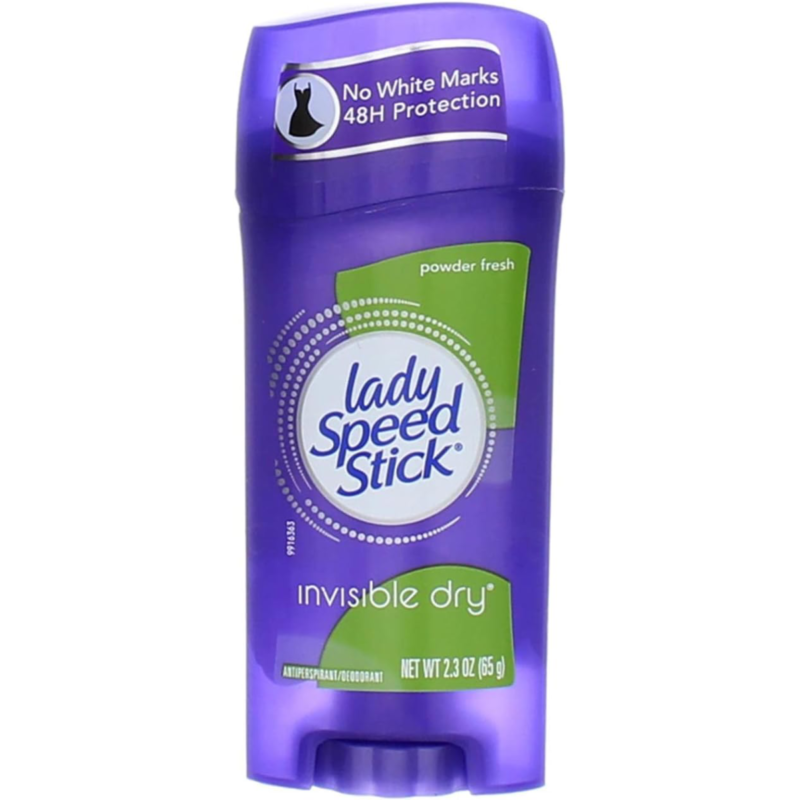Lady Speed Stick Antiperspirant Deodorant Invisible Dry, Powder Fresh 2.3 oz