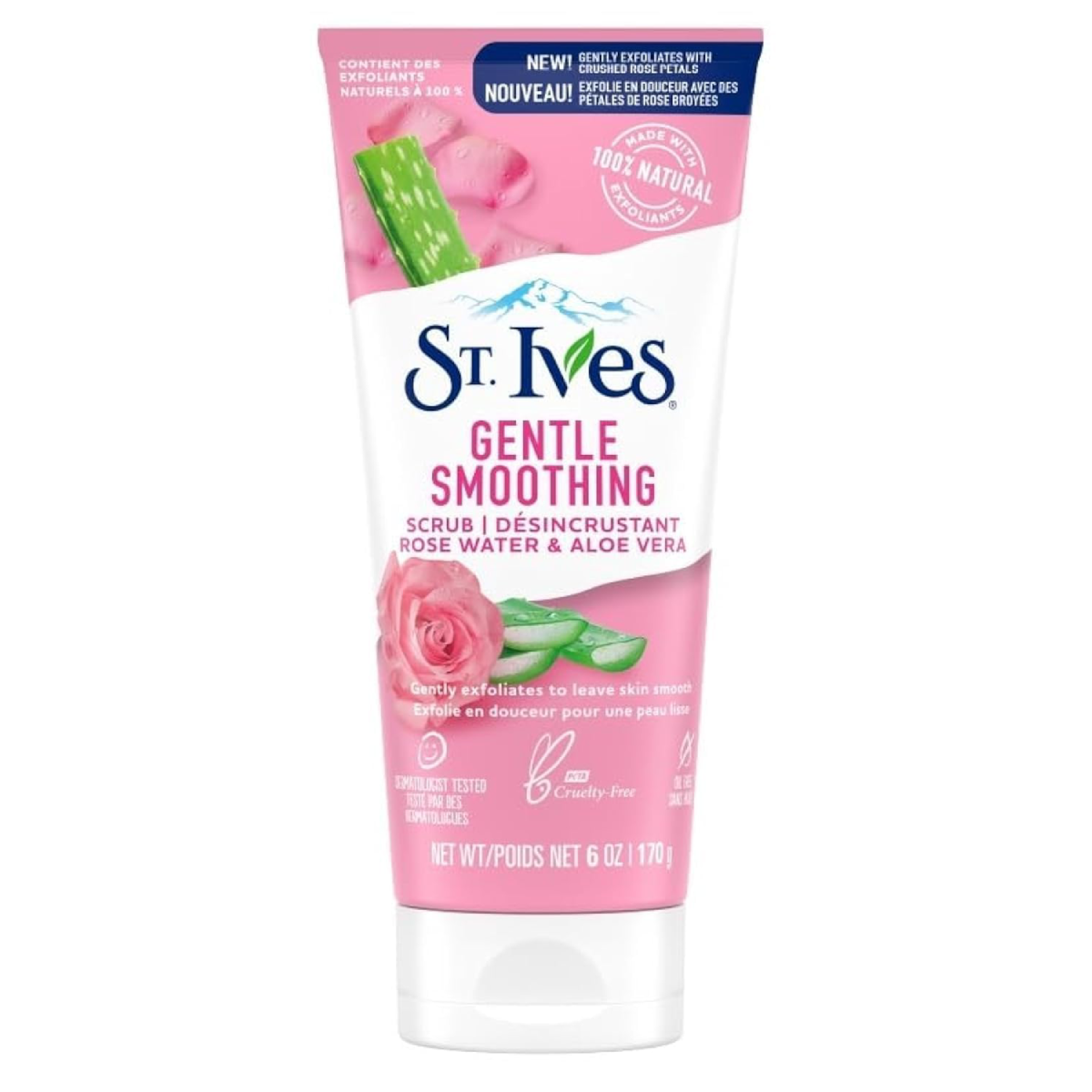 St. Ives Gentle Smoothing Rose Water & Aloe Vera Scrub