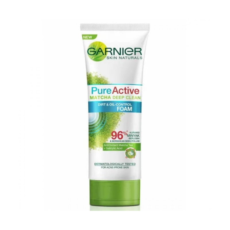Garnier Pure Active Matcha Deep Clean Foam 100ml