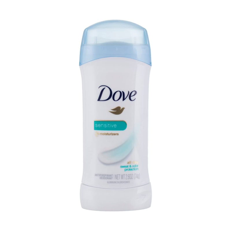 Dove Invisible Solid Anti-Perspirant And Deodorant, Unscented For Sensitive Skin