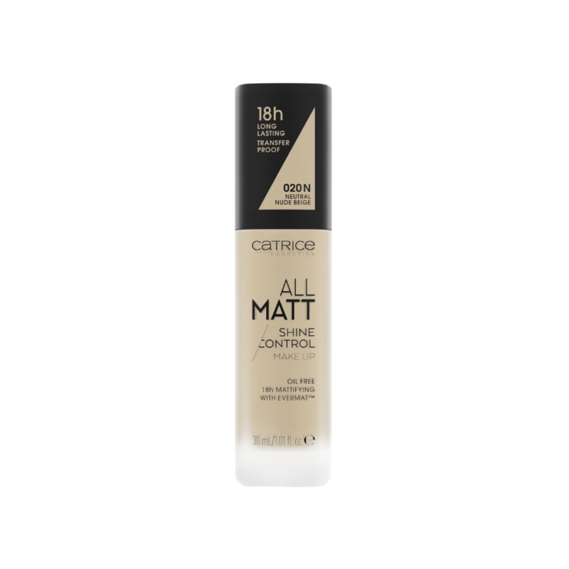 Catrice All Matt Shine Control Make Up 020 N Neutral Nude Beige 30ml