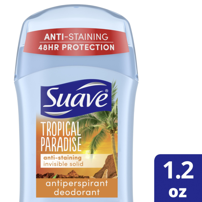 Suave Tropical Paradise Invisible Solid Antiperspirant