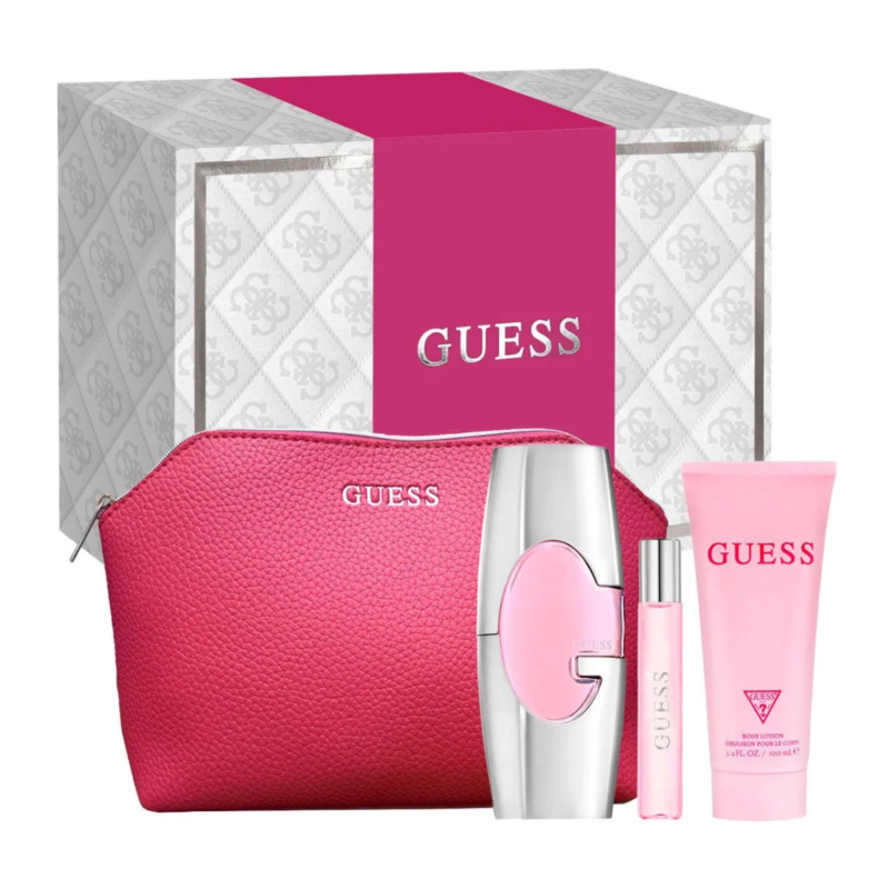 Guess Ladies Pink Spray Gift Set